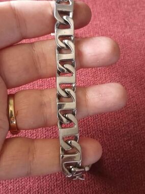 Stainless  Bracelet - Man s Jewelry Size 8,5